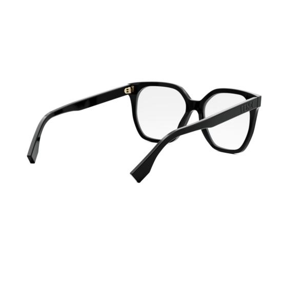 25FW 펜디 안경 Fe50087i 오버사이즈 블랙 플라스틱 사각 프레임 안경 - FENDI