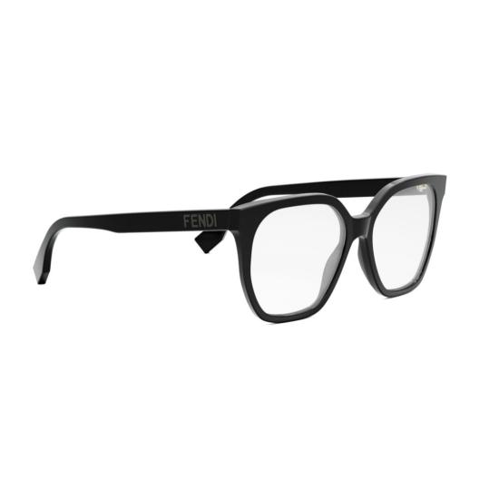 25FW 펜디 안경 Fe50087i 오버사이즈 블랙 플라스틱 사각 프레임 안경 - FENDI