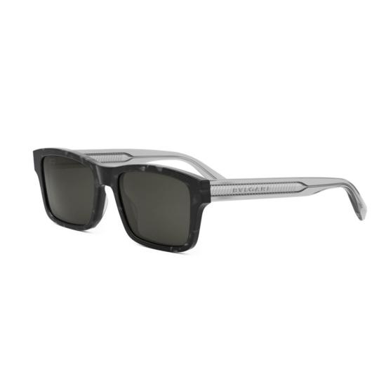 25FW 불가리 선글라스 Bv40055i 볼드 직사각형 - BVLGARI