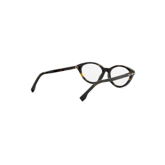 25FW 펜디 안경 Fe50126i 둥근 호피무늬 고양이 눈 안경 - FENDI