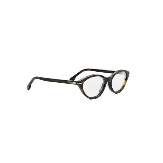25FW 펜디 안경 Fe50126i 둥근 호피무늬 고양이 눈 안경 - FENDI