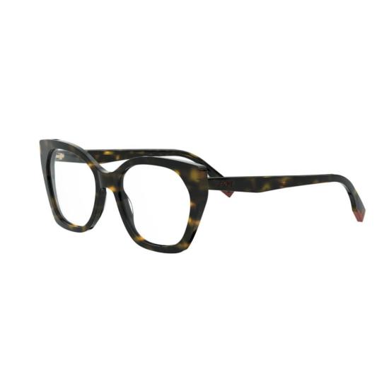  펜디 안경 Fe50136i 볼드 오버사이즈 스퀘어 프레임 호피무늬 안경 - FENDI