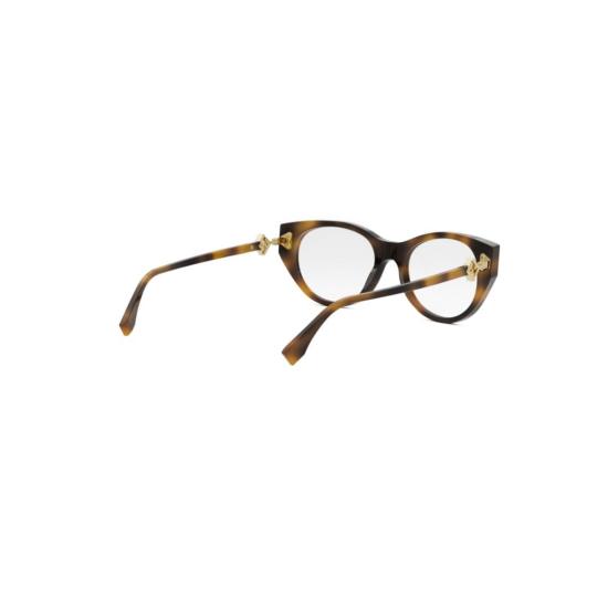 25FW 펜디 안경 Fe50099i 캣아이 호피무늬 아세테이트 - FENDI