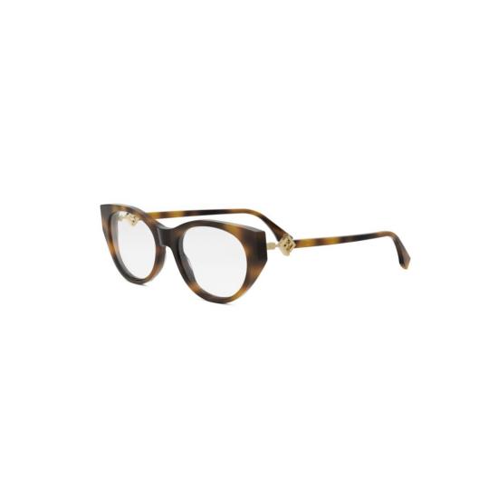 25FW 펜디 안경 Fe50099i 캣아이 호피무늬 아세테이트 - FENDI
