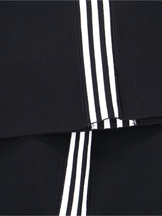  아디다스 아디컬러 니트 3 스트라이프 스커트 JW2661 Black DOM - ADIDAS