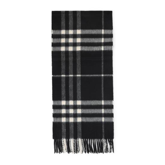 26FW 버버리 체크 캐시미어 스카프 8094741 C1343 BLACK CALICO - BURBERRY