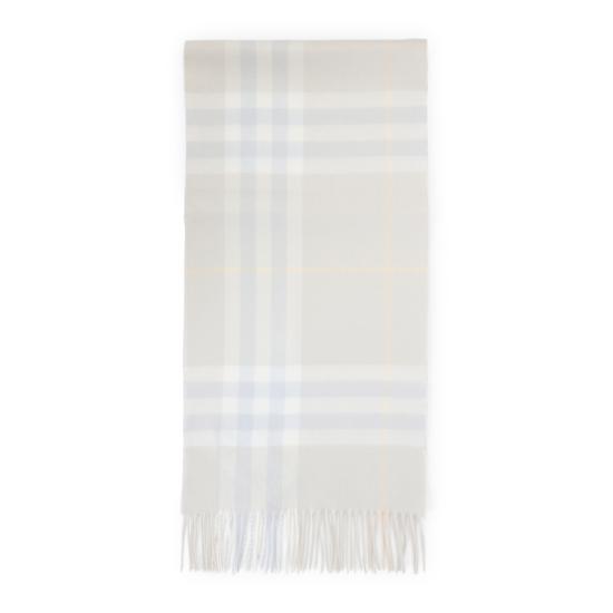 26FW 버버리 체크 캐시미어 스카프 8112650 A1481 SMOKE GREY - BURBERRY