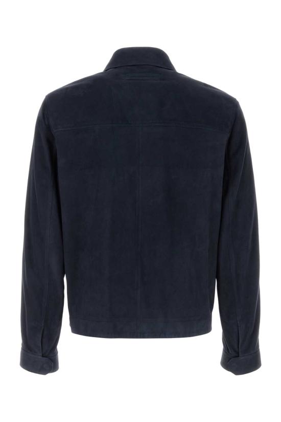 26SS 에르메네질도제냐 가죽 자켓 RUHPSRA3H194P B07R Blue - ERMENEGILDO ZEGNA