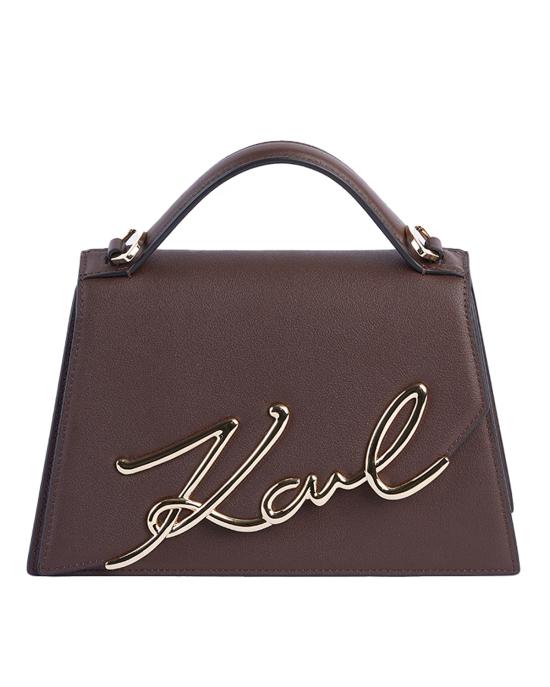  칼라거펠트 크로스백 240W3003 165 dark chocolate MARRONE