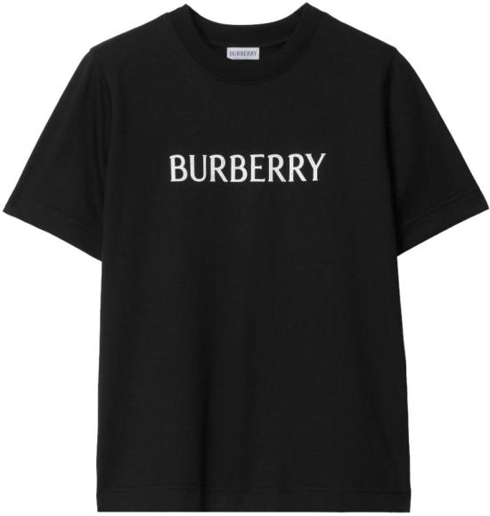 26SS 버버리 로고 코튼 티셔츠 8118977A1189 BLACK