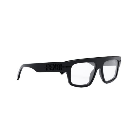 25FW 펜디 안경 Fe50062i 굵은 직사각형 아세테이트 프레임 - FENDI