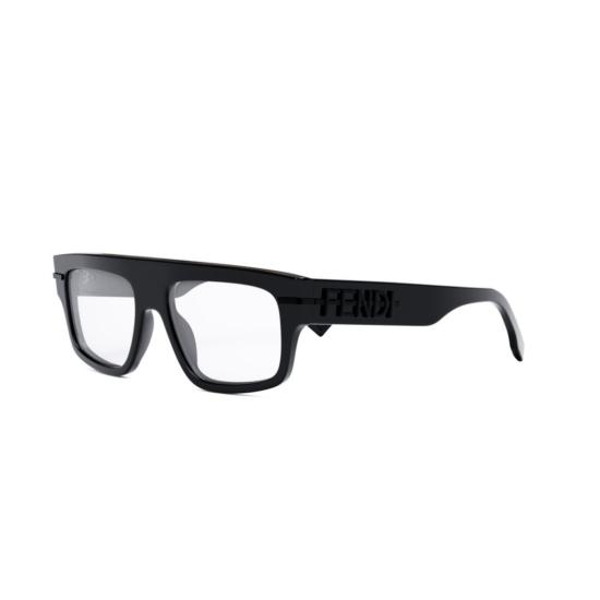25FW 펜디 안경 Fe50062i 굵은 직사각형 아세테이트 프레임 - FENDI