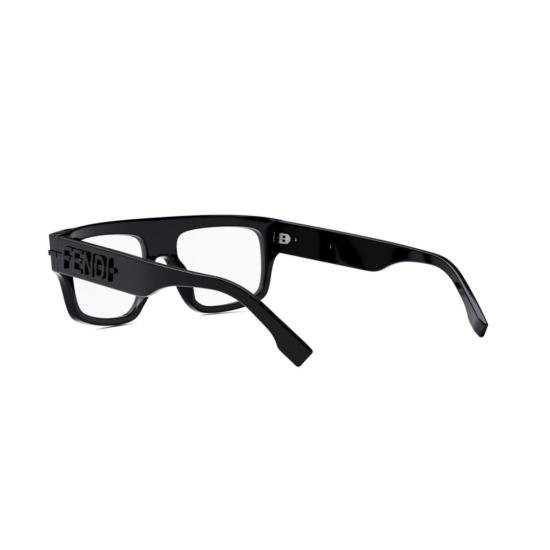 25FW 펜디 안경 Fe50062i 굵은 직사각형 아세테이트 프레임 - FENDI