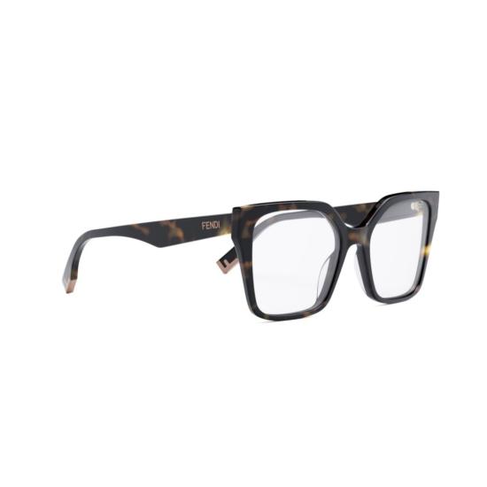 25FW 펜디 안경 Fe50002i 볼드 오버사이즈 스퀘어 호피쉘 안경 - FENDI