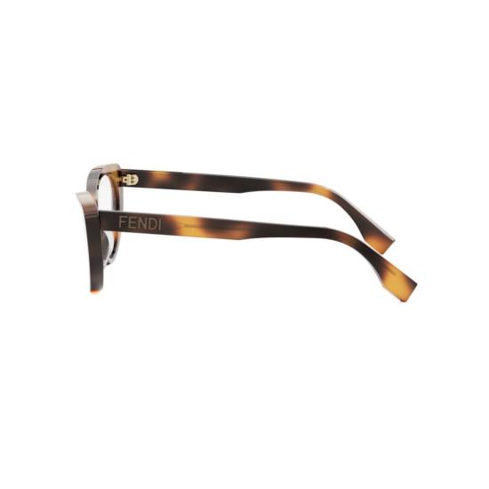 25FW 펜디 안경 Fe50075i 캣아이 호피무늬 아세테이트 안경 - FENDI