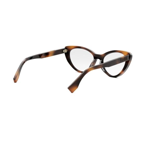 25FW 펜디 안경 Fe50075i 캣아이 호피무늬 아세테이트 안경 - FENDI