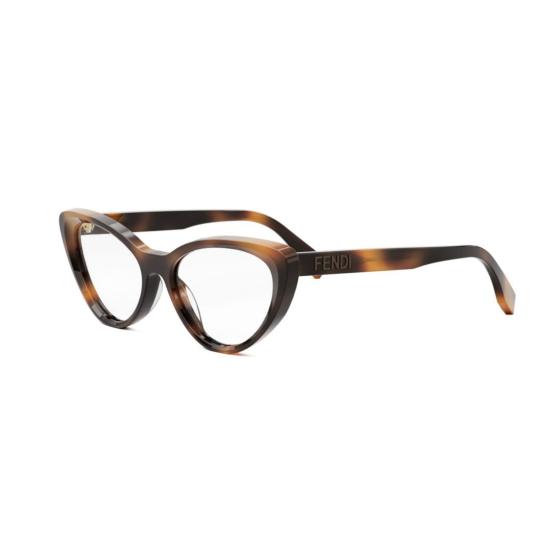 25FW 펜디 안경 Fe50075i 캣아이 호피무늬 아세테이트 안경 - FENDI
