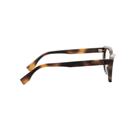 25FW 펜디 안경 Fe50075i 캣아이 호피무늬 아세테이트 안경 - FENDI