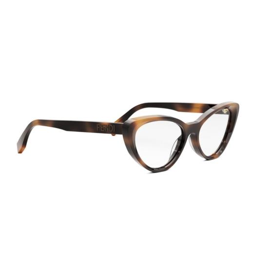 25FW 펜디 안경 Fe50075i 캣아이 호피무늬 아세테이트 안경 - FENDI