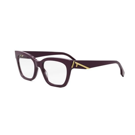 25FW 펜디 안경 Fe50073i 스퀘어 아세테이트 - FENDI