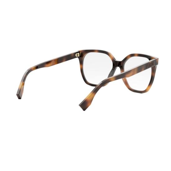 25FW 펜디 안경 Fe50087i 오버사이즈 호피무늬 사각 프레임 - FENDI