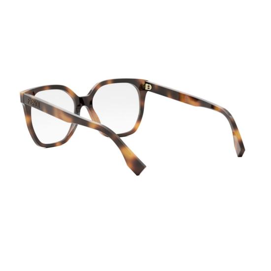 25FW 펜디 안경 Fe50087i 오버사이즈 호피무늬 사각 프레임 - FENDI