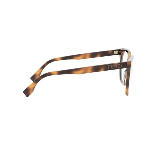 25FW 펜디 안경 Fe50087i 오버사이즈 호피무늬 사각 프레임 - FENDI