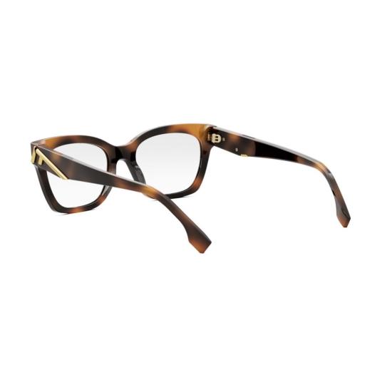 25FW 펜디 안경 Fe50073i 오버사이즈 사각 프레임 호피무늬 안경 - FENDI