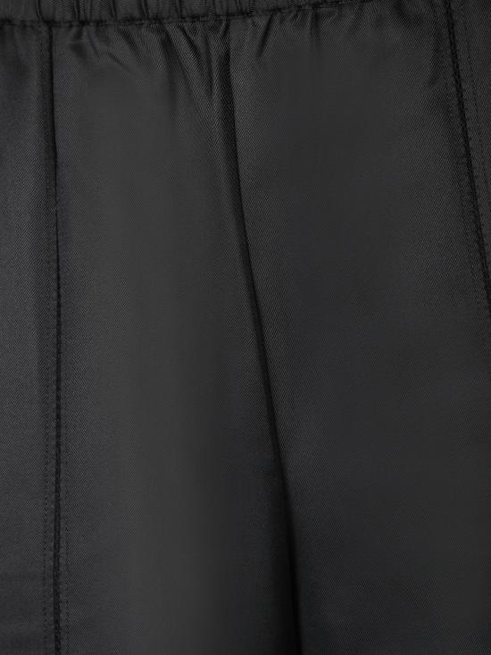 26SS 루루 스튜디오 스트레이트 팬츠 LARS ELASTIC BLACK Black - LOULOU STUDIO