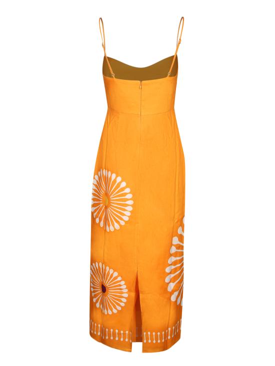 26SS 칼라 데 라 크루즈 미디 원피스 25C276 GIARDINONA Orange - CALA DE LA CRUZ