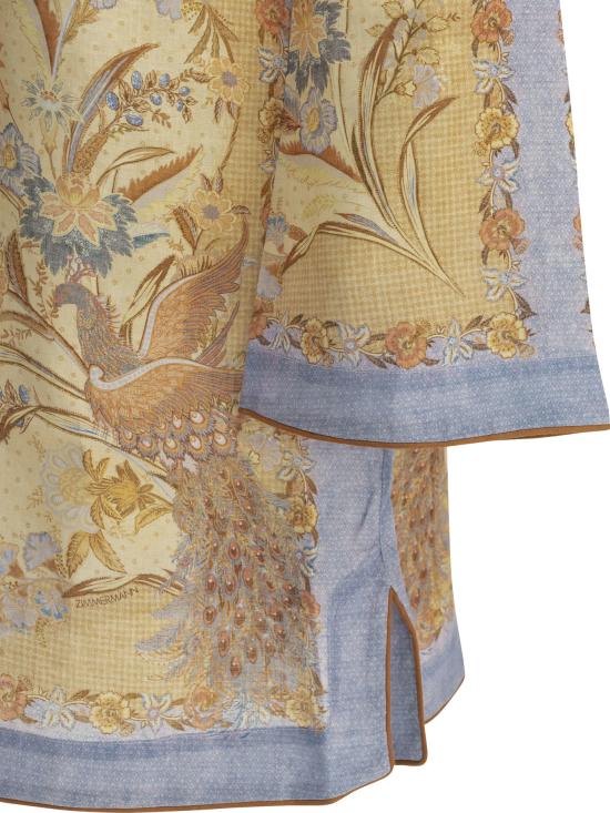 26FW 짐머만 미디 원피스 8076DSS262BSFL Beige - ZIMMERMANN