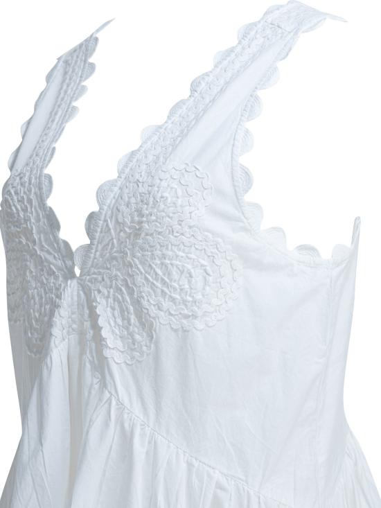 26SS Juliet Dunn 숏 원피스 JD9095WHITE White - JULIET DUNN