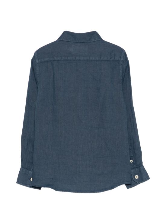 26SS [키즈] 세인트바쓰 셔츠 AGN000100119LAGNES K LINEN 61 BLUE NAVY - MC2 SAINT BARTH