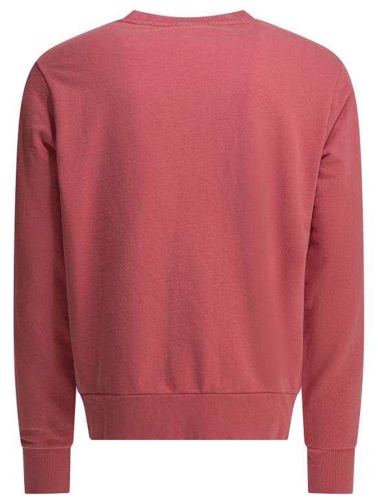 26SS 폴로 랄프로렌 긴팔 티셔츠 로고가 있는 크루넥 스웨트셔츠 (빨간색) - POLO RALPH LAUREN