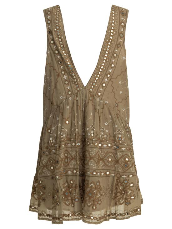 26SS Juliet Dunn 숏 원피스 JD9045MOCHA Brown - OTHER BRANDS