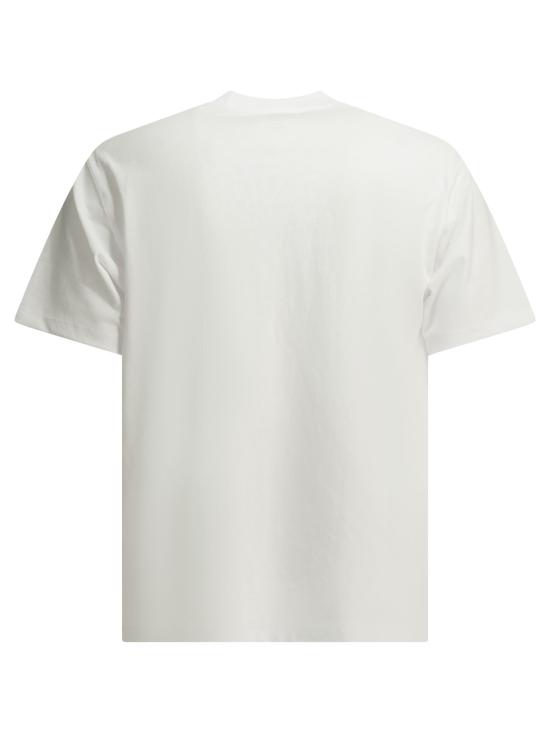 26SS 단톤 숏 슬리브 포켓 스트라이프 반팔 티셔츠 DT C0198 TCBWHITE - DANTON