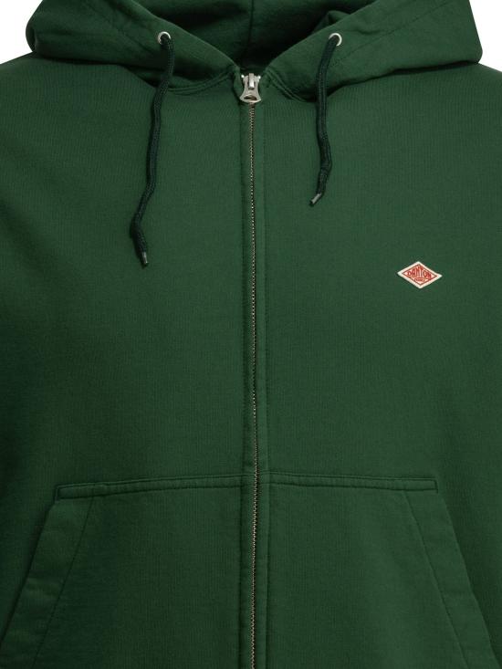 26SS 단톤 후드 티셔츠 DTC0407CINDKGREEN - DANTON
