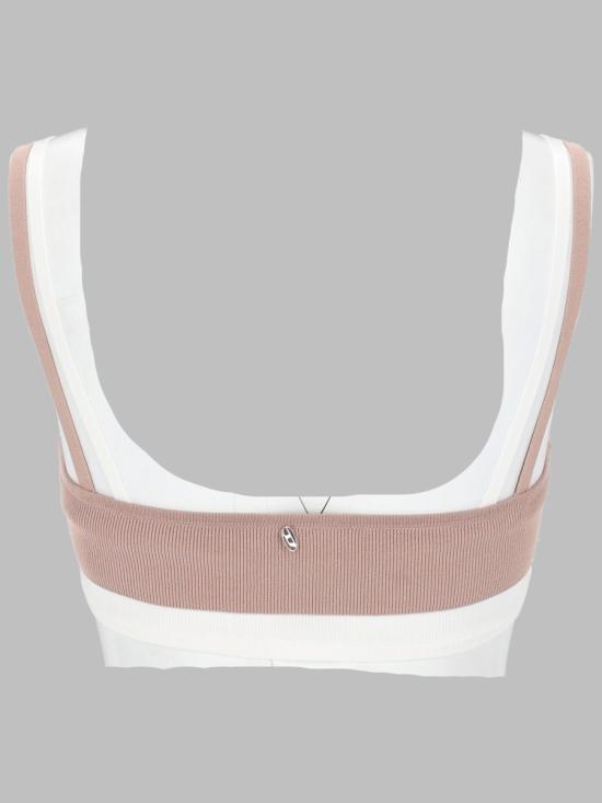 26SS 디젤 M-젤다 레이어드 브라 탑 A20831 0WICK7AW PINK - DIESEL