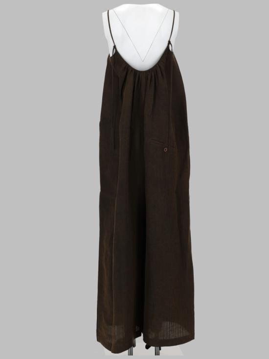 26SS 우마 왕 점프수트 UW3051 UW690 BROWN - UMA WANG