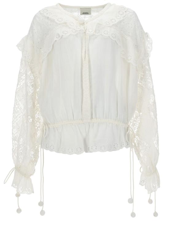 26SS 이자벨마랑 탑 HT0886FA D2J17I20WH WHITE