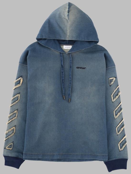 26SS 오프화이트 긴팔 티셔츠 44MBB12M S26D002422 BLUE