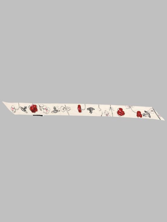26FW 비비안웨스트우드 머플러/스카프 8103014Y W01FTA404 IVORY - VIVIENNE WESTWOOD