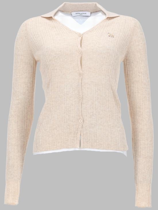 26FW 메종키츠네 스웨터 QW00501KT1195 H218 BEIGE