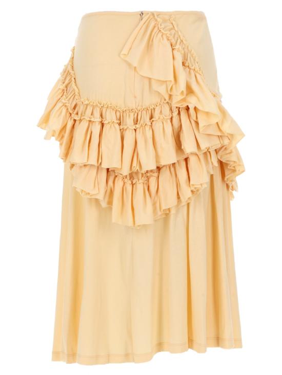 26SS 드리스 반 노튼 스커트 011145 3606006 YELLOW - DRIES VAN NOTEN