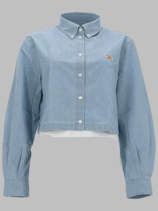26FW 메종키츠네 블라우스/셔츠 QW00402WC5006 0434 DENIM