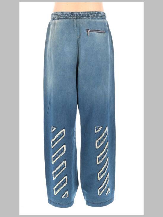 26FW 오프화이트 스트레이트 팬츠 44MCH05C S26D001422 DENIM - OFF WHITE
