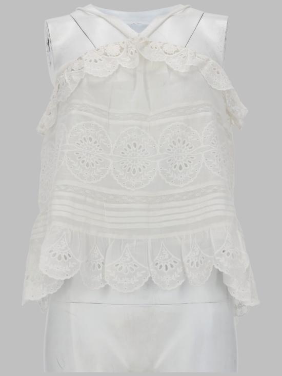 26SS 이자벨마랑에뚜왈 탑 HT0769FA D1J05E20WH WHITE