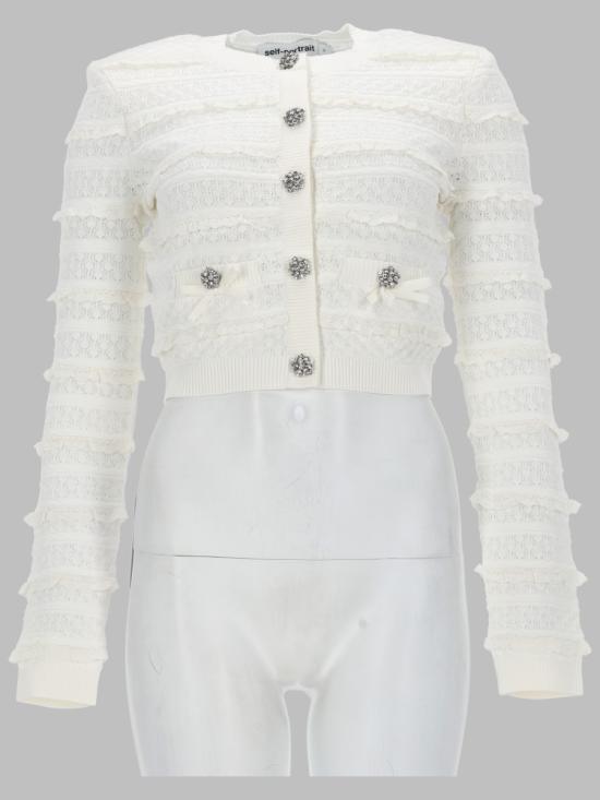 26SS 셀프 포트레이트 스웨터 SS26 063C W WHITE