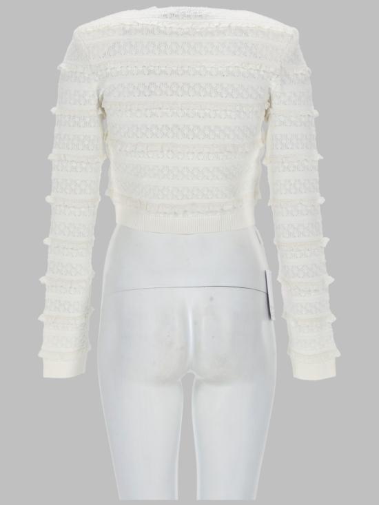26SS 셀프 포트레이트 스웨터 SS26 063C W WHITE - SELF PORTRAIT