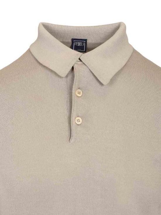 26SS 페델리 폴로 티셔츠 MU0D5910176 Beige - FEDELI